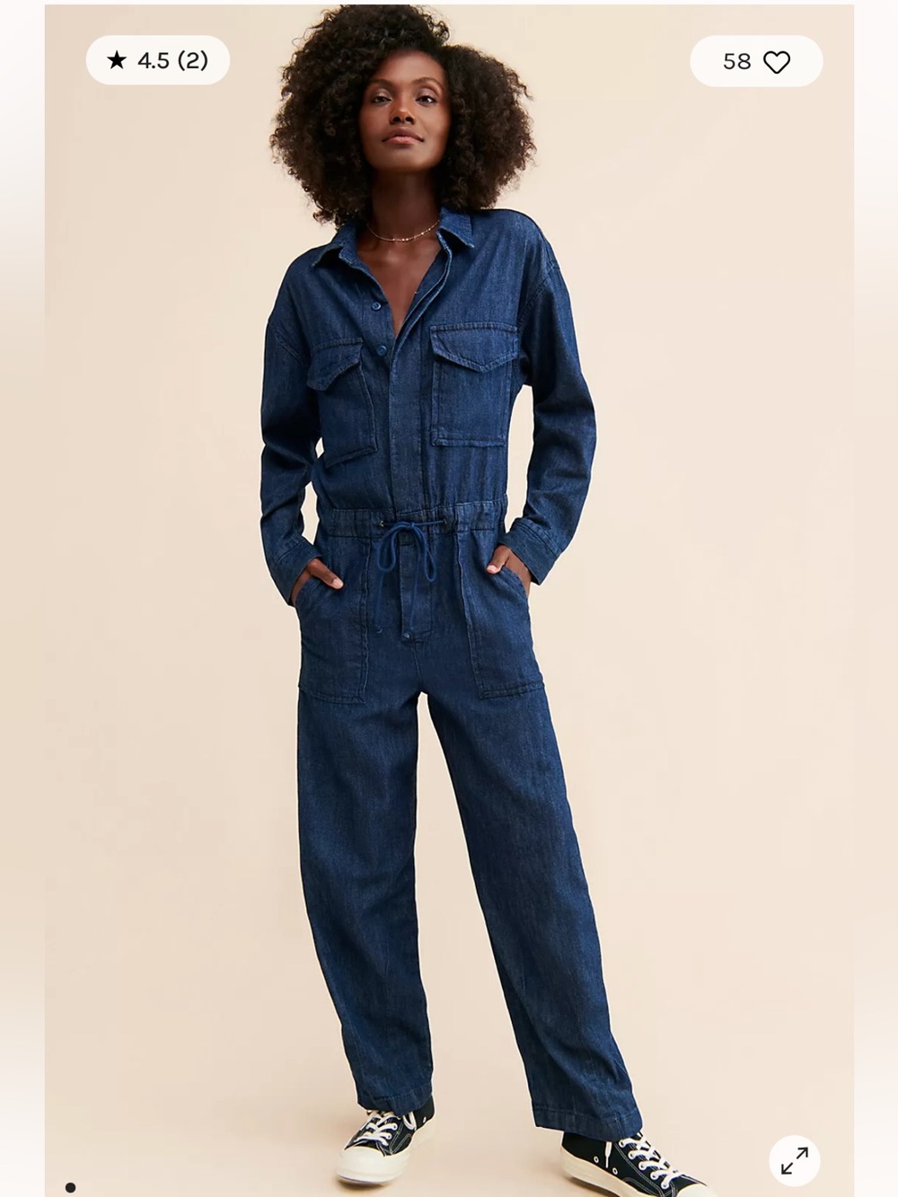 Levi's X for Free People Baggy Surplus Coveralls